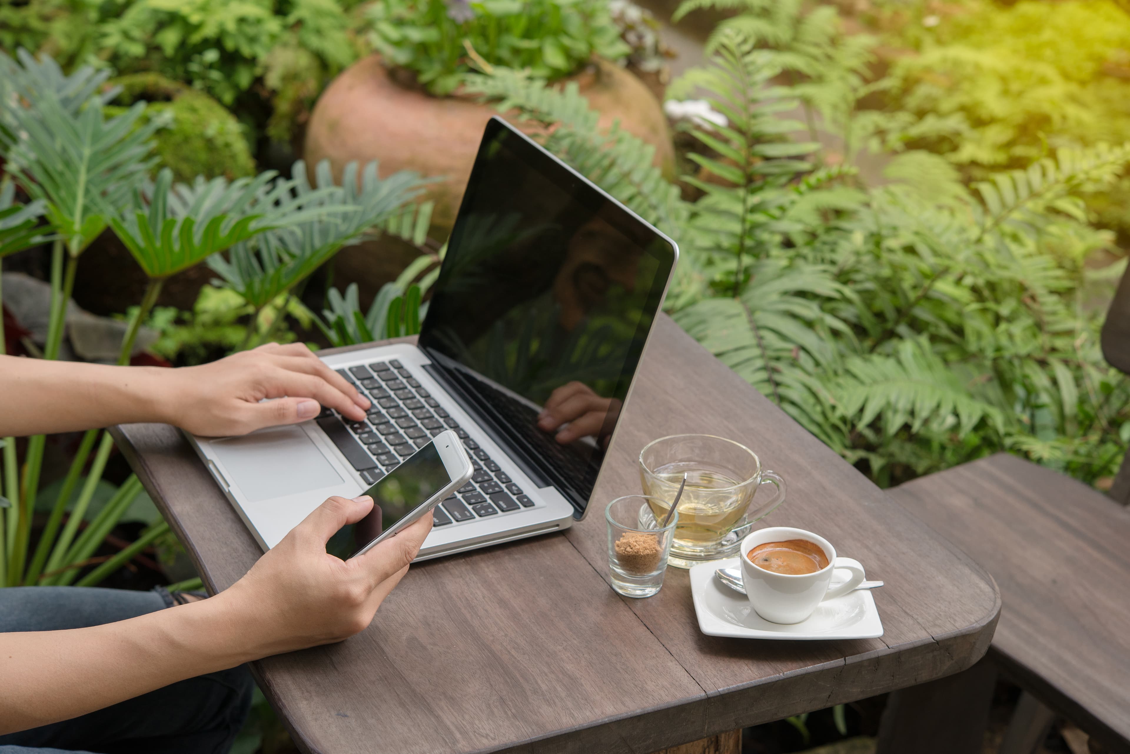 Señal Wi-Fi estable llegando a la terraza y el jardín